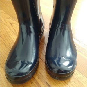Navy blue Polar rain boots size 7